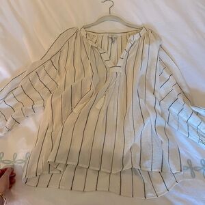 JOIE Striped Cotton Top